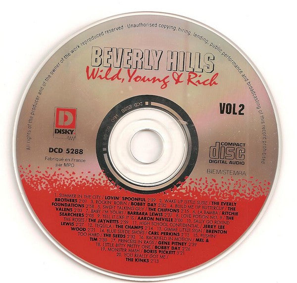 Various : Beverly Hills Wild, Young & Rich Vol 2 (CD, Comp)