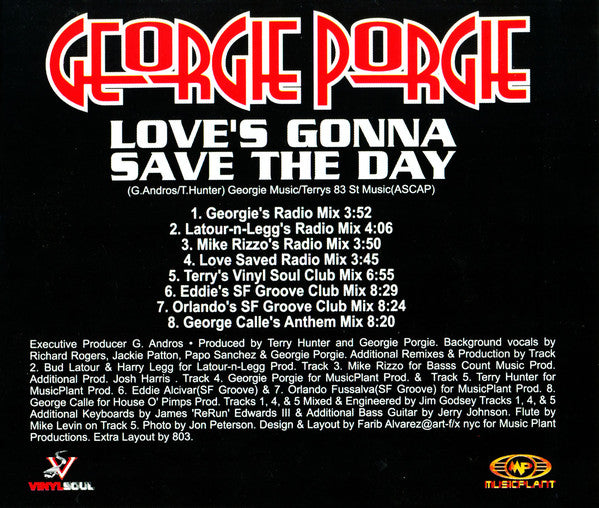 Georgie Porgie : Love's Gonna Save The Day (CD, Maxi)