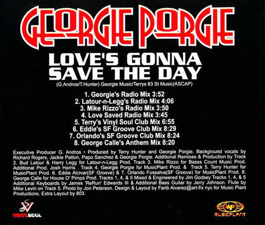 Georgie Porgie : Love's Gonna Save The Day (CD, Maxi)