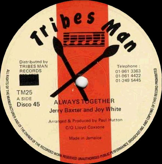 Jerry Baxter And Joy White : Always Together (12")