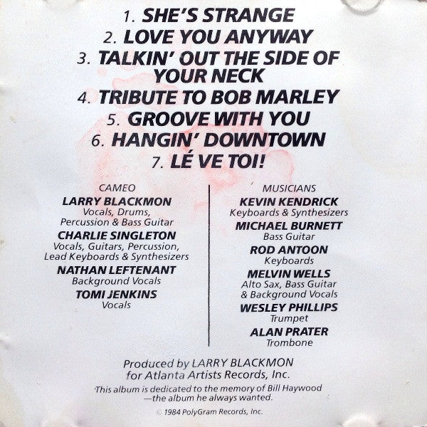 Cameo : She's Strange (CD, Album, RP)