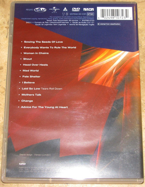 Tears For Fears : Tears Roll Down (Greatest Hits 82 - 92) (DVD, Comp, NTSC)