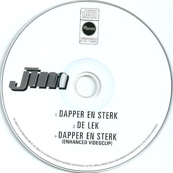 Jim (5) : Dapper En Sterk (CD, Single, Enh)