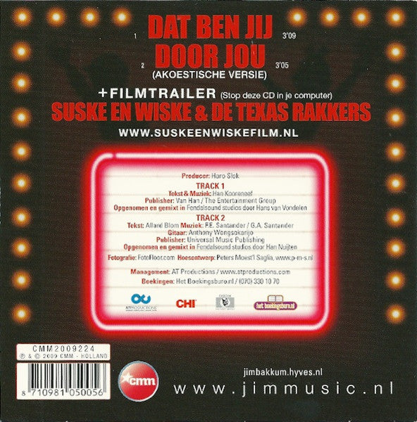 Jim (5) : Dat Ben Jij (CD, Single, Enh)