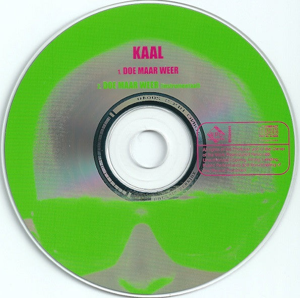 Kaal : Doe Maar Weer (CD, Single)