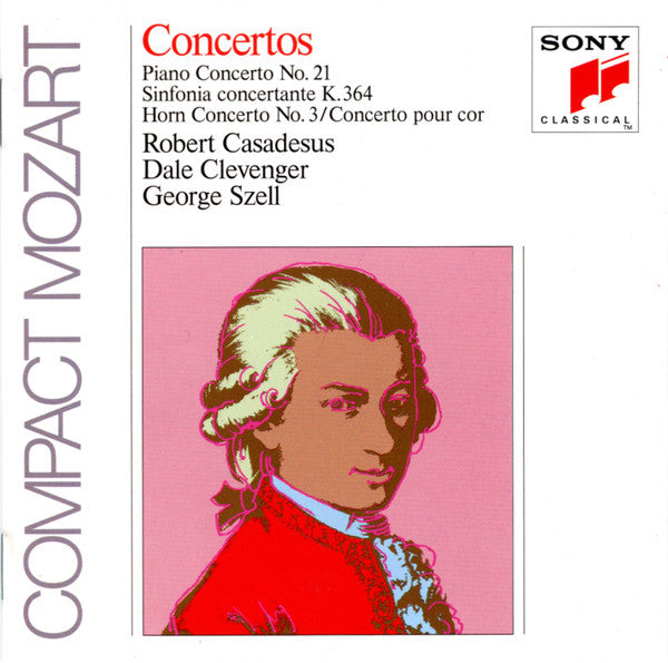 Mozart*, Robert Casadesus, Dale Clevenger, George Szell : Concertos (CD, Comp)