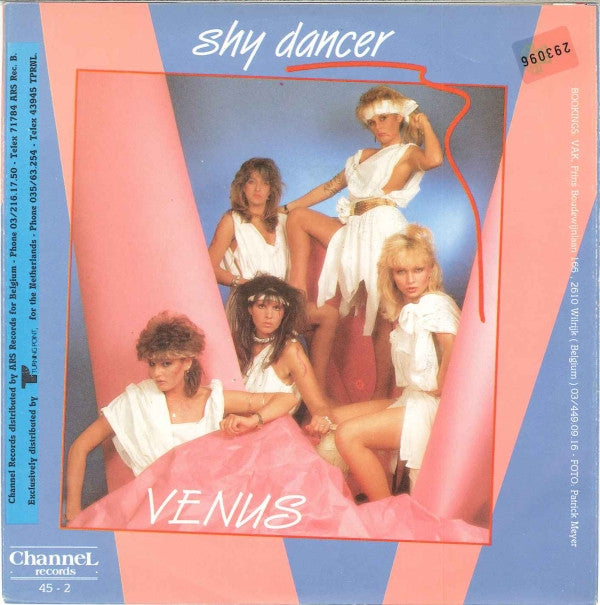 Venus (4) : Shy Dancer (7", Single)