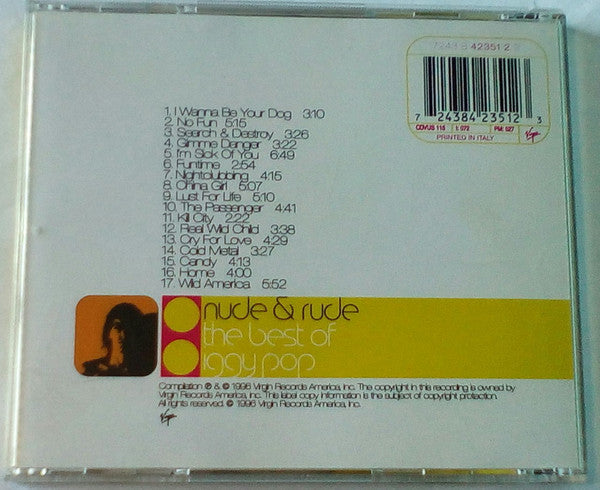 Iggy Pop : Nude & Rude: The Best Of Iggy Pop (CD, Comp)