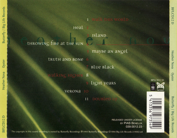 Heather Nova : Oyster (2xCD, Album, Ltd)