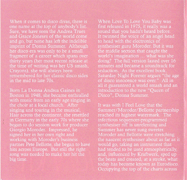 Donna Summer : Classic Donna Summer (CD, Comp)