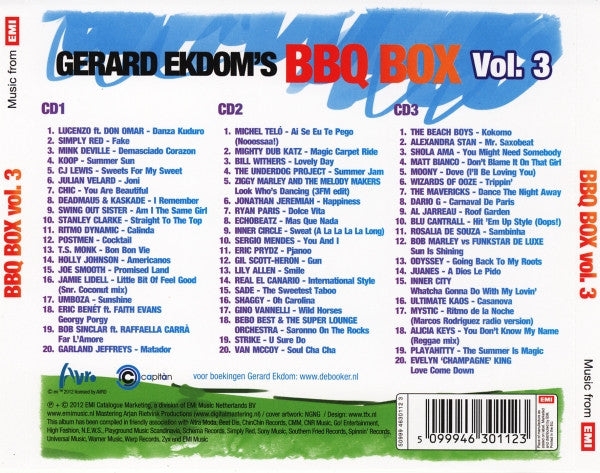 Various : Gerard Ekdom's BBQ Box Vol. 3 (3xCD, Comp)