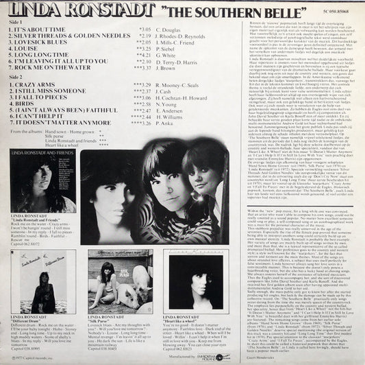 Linda Ronstadt : The Southern Belle (LP, Comp)