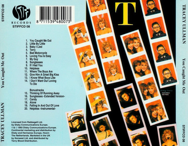Tracey Ullman : You Caught Me Out (CD, Album, RE)