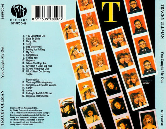 Tracey Ullman : You Caught Me Out (CD, Album, RE)
