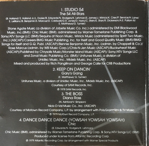 Various : 54 - Music From The Miramax Motion Picture - Volume 1 (CD, Comp)