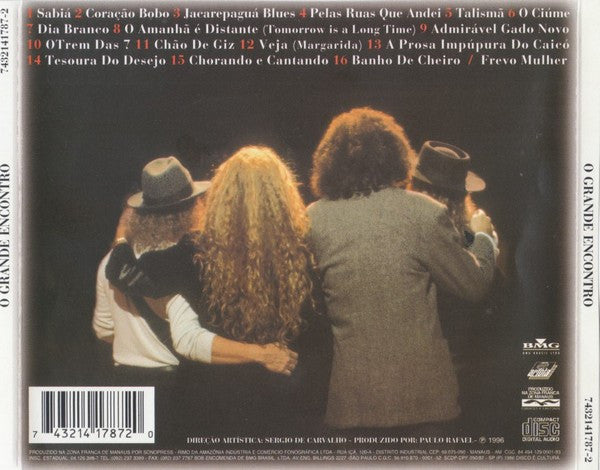 Alceu Valença - Elba Ramalho - Geraldo Azevedo - Zé Ramalho : O Grande Encontro (CD, Album)