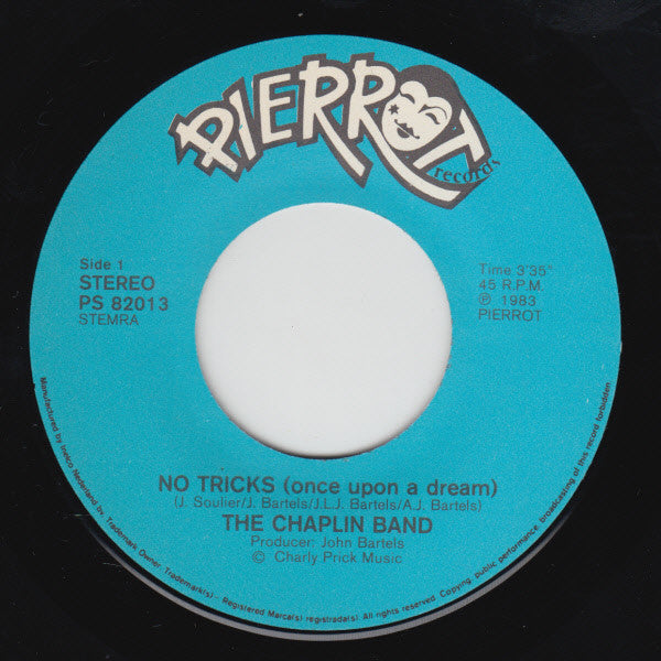 The Chaplin Band : No Tricks (7")