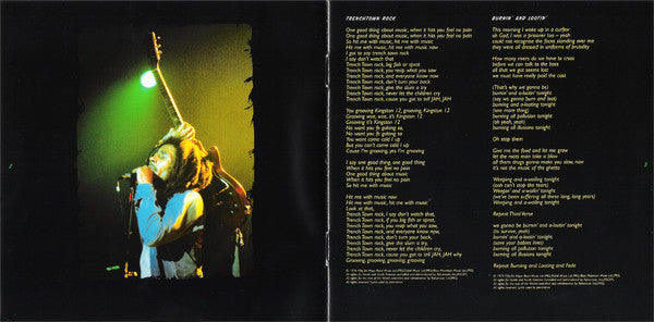 Bob Marley & The Wailers : Live! (CD, Album, RE, RM, RP)