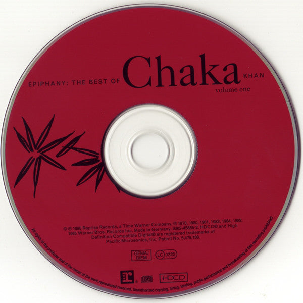 Chaka Khan : Epiphany: The Best Of Chaka Khan Volume One (HDCD, Comp)