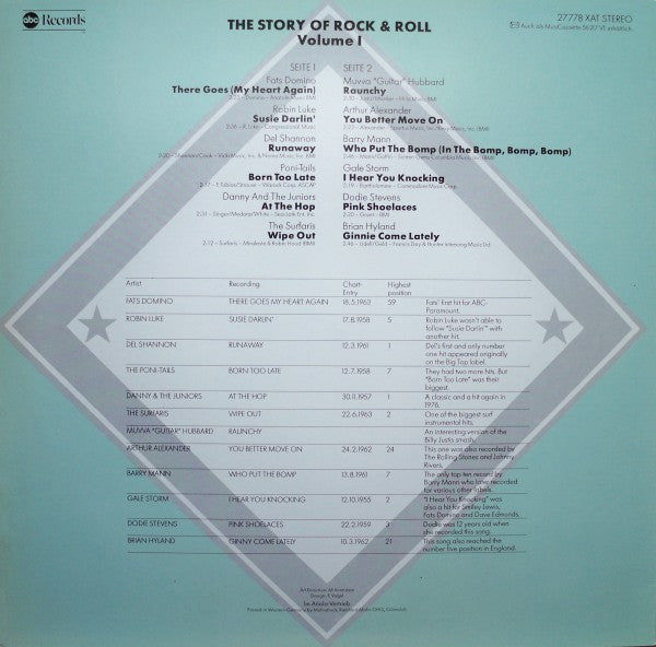 Various : The Story Of Rock And Roll Vol.1 (LP, Comp)