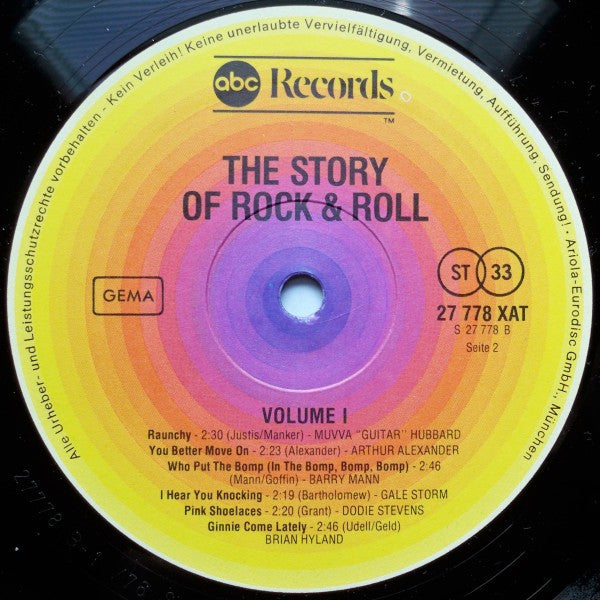 Various : The Story Of Rock And Roll Vol.1 (LP, Comp)