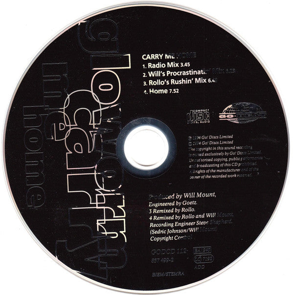Gloworm : Carry Me Home (CD, Maxi)