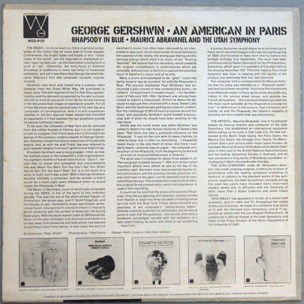 George Gershwin : An American In Paris (LP)