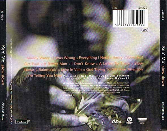 Keb' Mo' : Slow Down (2xHDCD, Album, S/Edition)