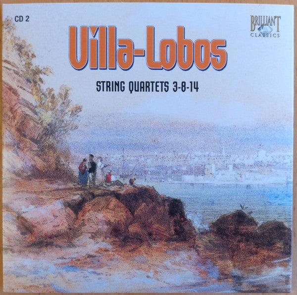 Heitor Villa-Lobos  -  Cuarteto Latinoamericano : String Quartets Complete (6xCD, Album + Box, Comp)