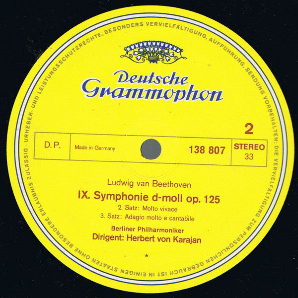 Ludwig van Beethoven - Berliner Philharmoniker / Herbert von Karajan : IX. Symphonie / Symphonie Nr. 8 (2xLP, Album + Box)