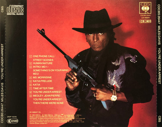 Miles Davis : You're Under Arrest (CD, Album, RE, RP)