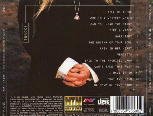 Mark Spiro : The Stuff That Dreams Are Made Of (CD, Album)