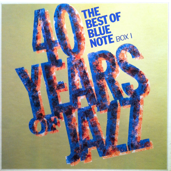 Various : 40 Years Of Jazz - The Best Of Blue Note - Box 1 (4xLP, Comp + Box)