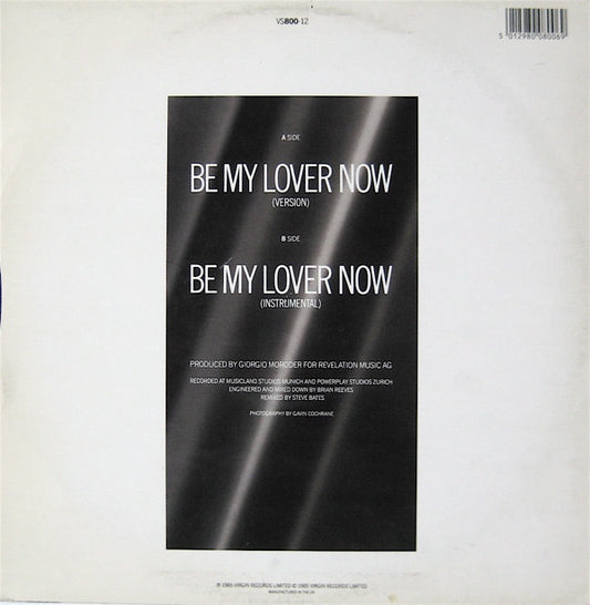 Philip Oakey & Giorgio Moroder : Be My Lover Now (12", Single)
