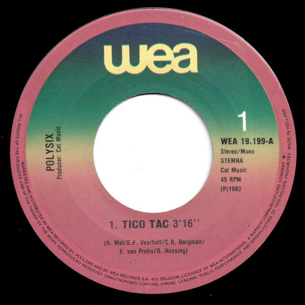 Polysix : Tico Tac (7", Single)