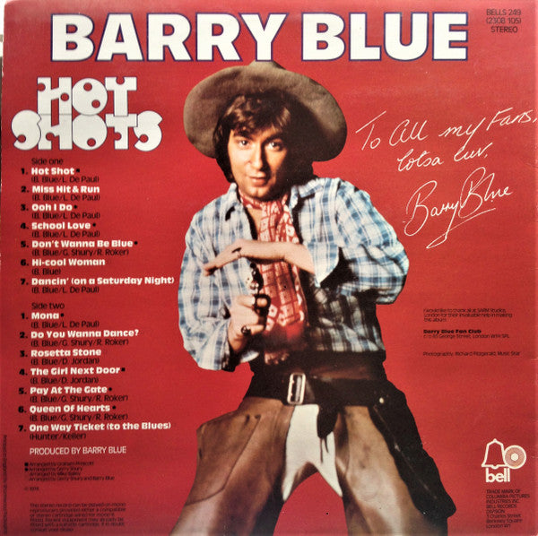 Barry Blue : Hot Shots (LP)