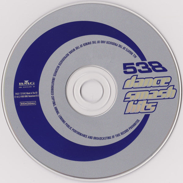 Various : 538 Dance Smash Hits - Winter (CD, Comp)
