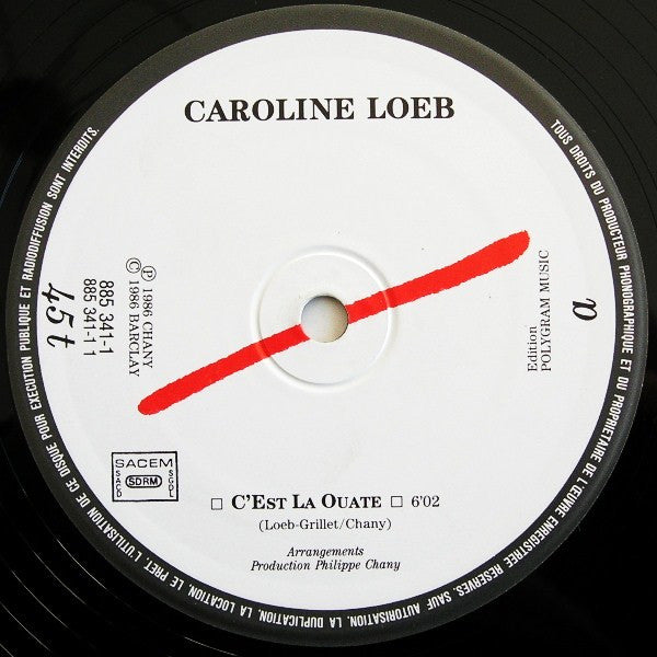 Caroline Loeb : C'est La Ouate (12", Maxi)