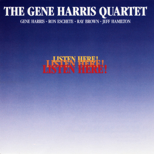The Gene Harris Quartet : Listen Here! (CD, Album)