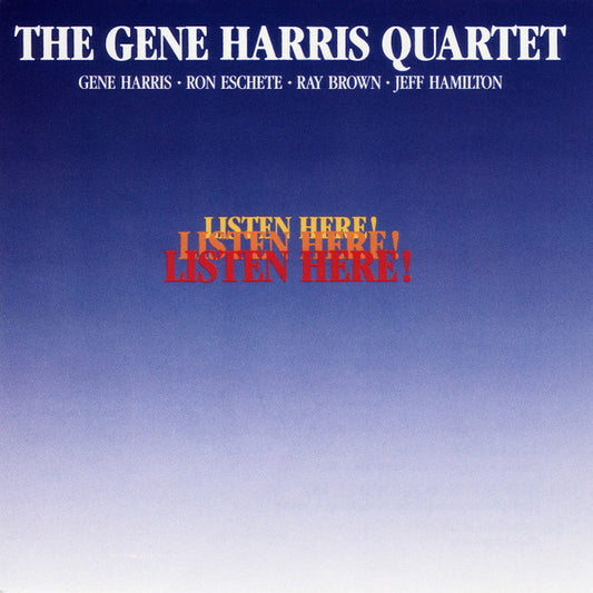 The Gene Harris Quartet : Listen Here! (CD, Album)