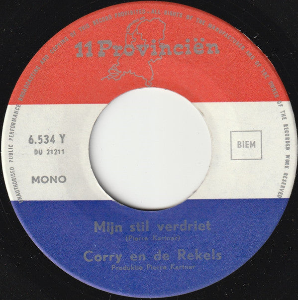 Corry En De Rekels : Gouden Corry En De Rekels No 2 (7", Single, Mono, RE)