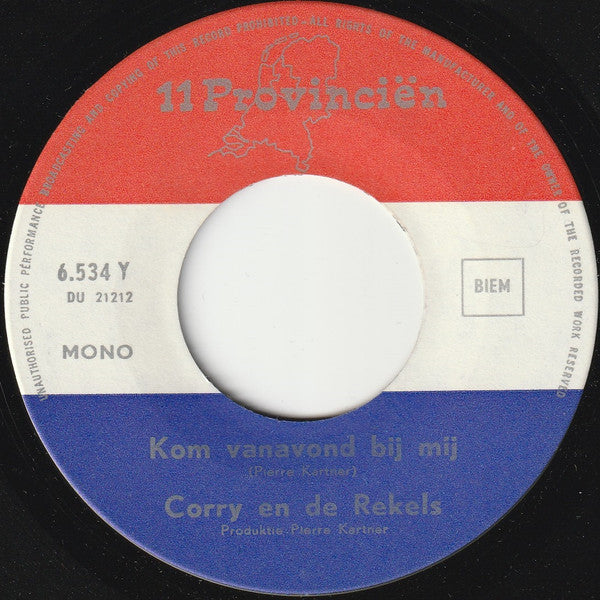 Corry En De Rekels : Gouden Corry En De Rekels No 2 (7", Single, Mono, RE)