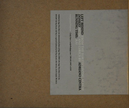 CSS : Left Behind (CD, Single, Promo)