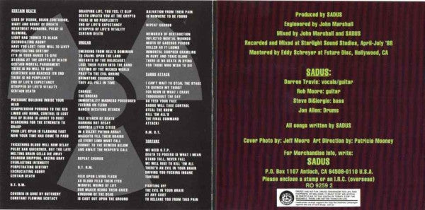 Sadus : Chemical Exposure (CD, Album, RE)