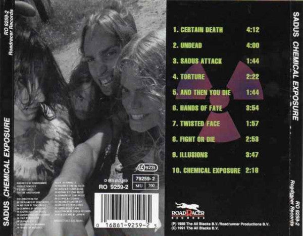 Sadus : Chemical Exposure (CD, Album, RE)