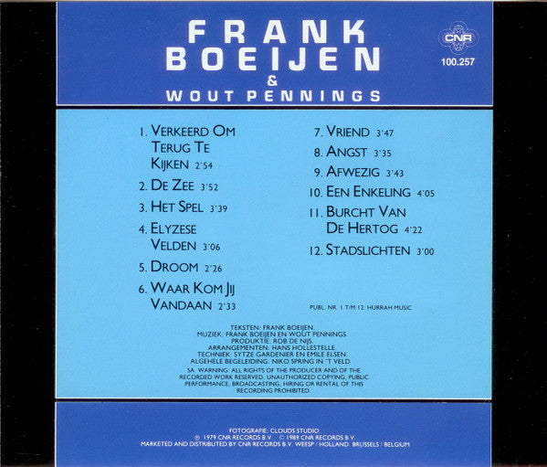 Frank Boeijen & Wout Pennings : Frank Boeijen & Wout Pennings (CD, Album, RE)