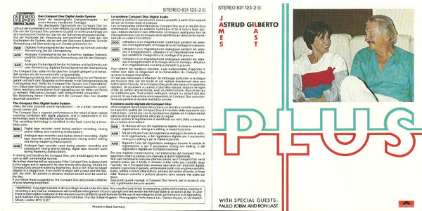 James Last / Astrud Gilberto : Plus (CD, Album)