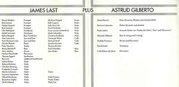 James Last / Astrud Gilberto : Plus (CD, Album)