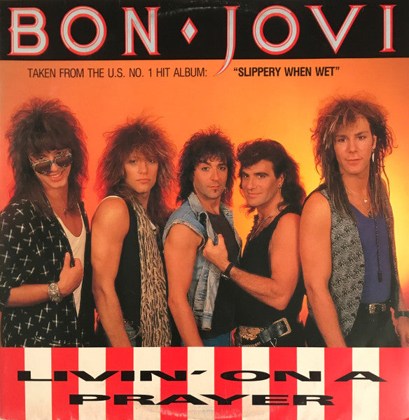Bon Jovi : Livin' On A Prayer (12", Single)