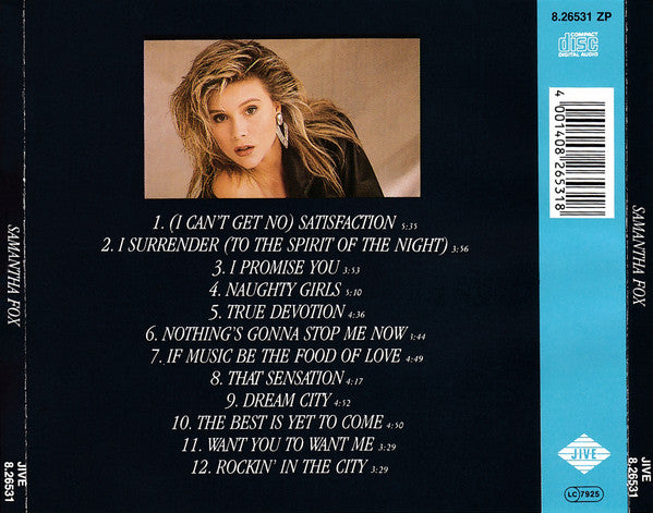 Samantha Fox : Samantha Fox (CD, Album)